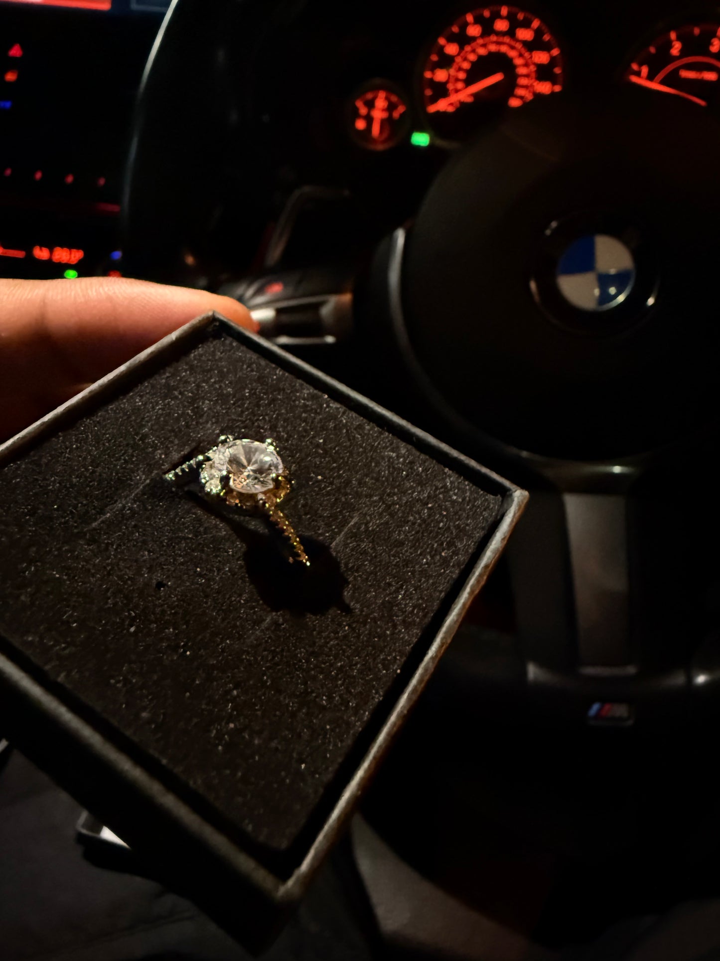 Women's Woven Moissanite Sterling Silver Ring